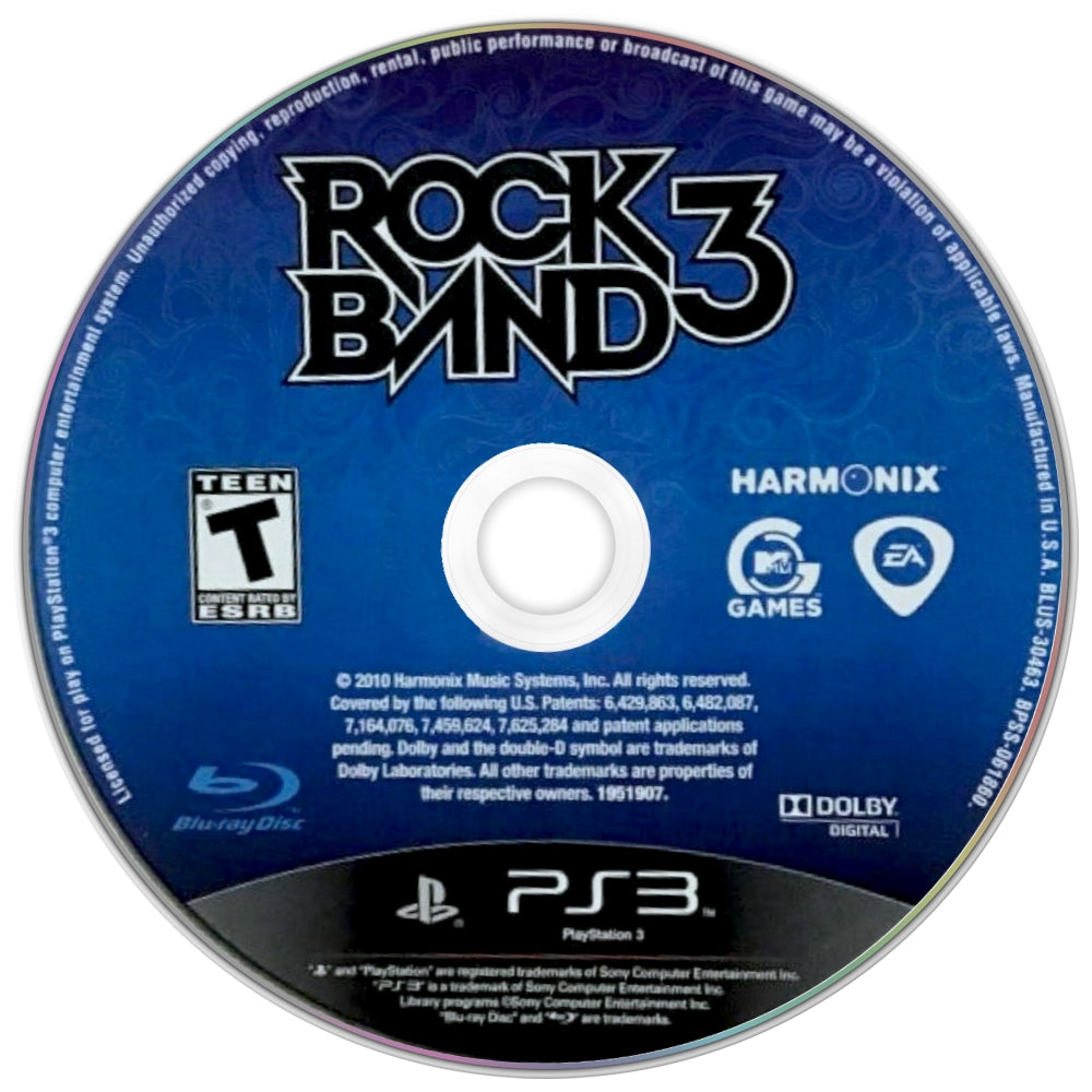 Rock Band 3 PS3 - Video Game - Used - CaveGamers - Image 3