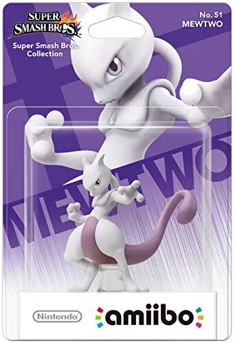 amiibo Super Smash Bros. Mewtwo [Europe] Amiibos - Video Game Accessory - New - CaveGamers