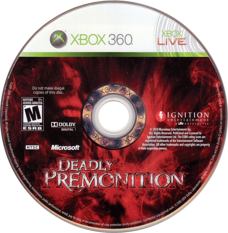 Deadly Premonition Xbox 360 - Video Game - Used - CaveGamers - Image 3