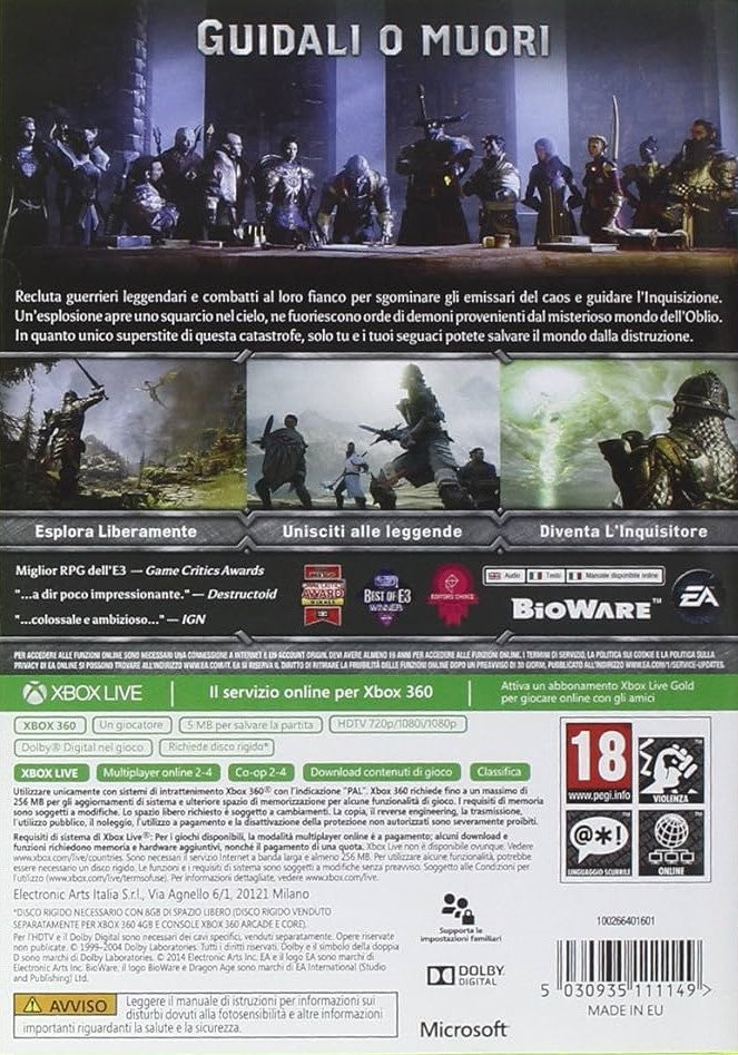 Dragon Age Inquisition [Europe] Xbox 360 - Video Game - New - CaveGamers - Image 2