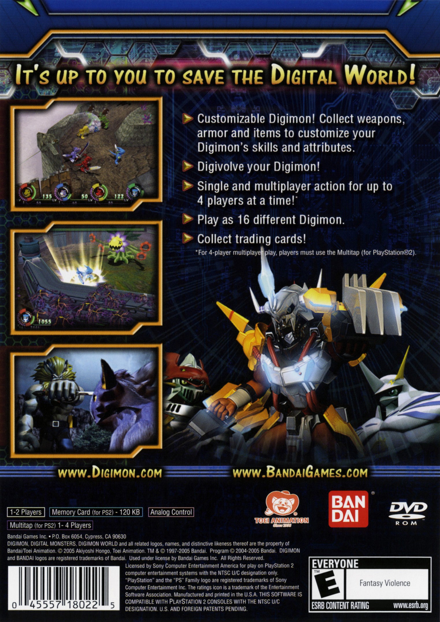 Digimon World 4 PS2 - Video Game - Used - CaveGamers - Image 2