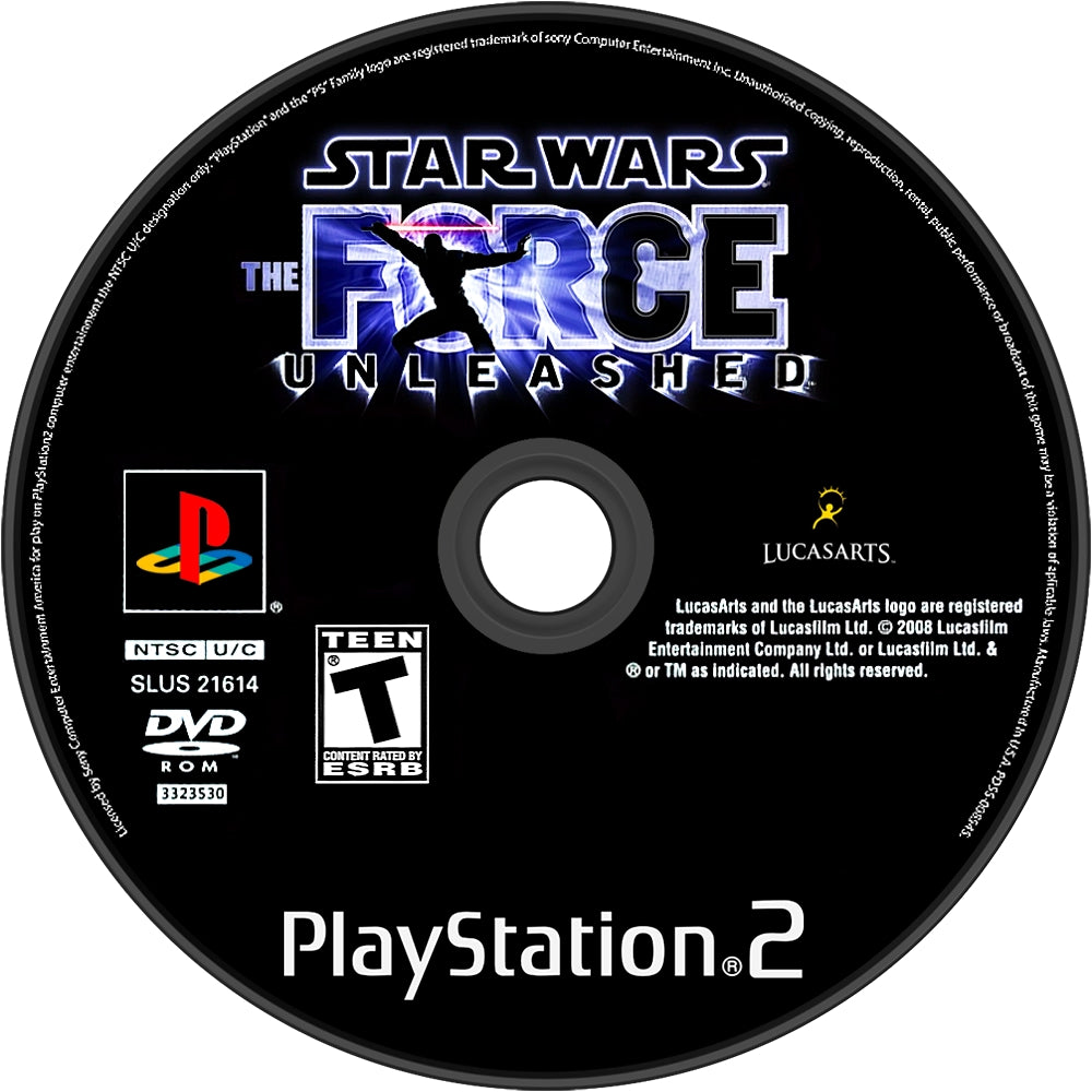 Star Wars: The Force Unleashed PS2 - Video Game - Used - CaveGamers - Image 3