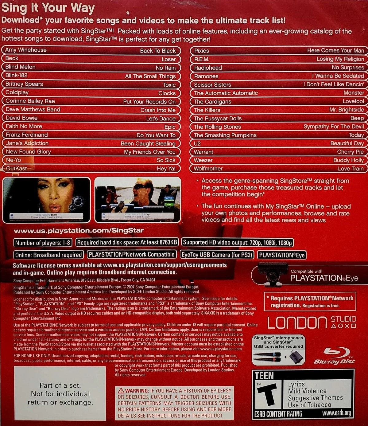 SingStar (Stand Alone) PS3 - Video Game - New - CaveGamers - Image 2