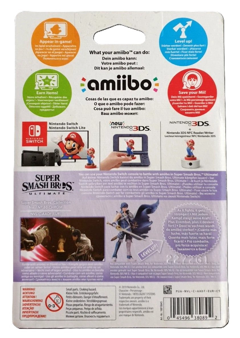 amiibo Super Smash Bros. Chrom [Europe] Amiibos - Video Game Accessory - New - CaveGamers - Image 2