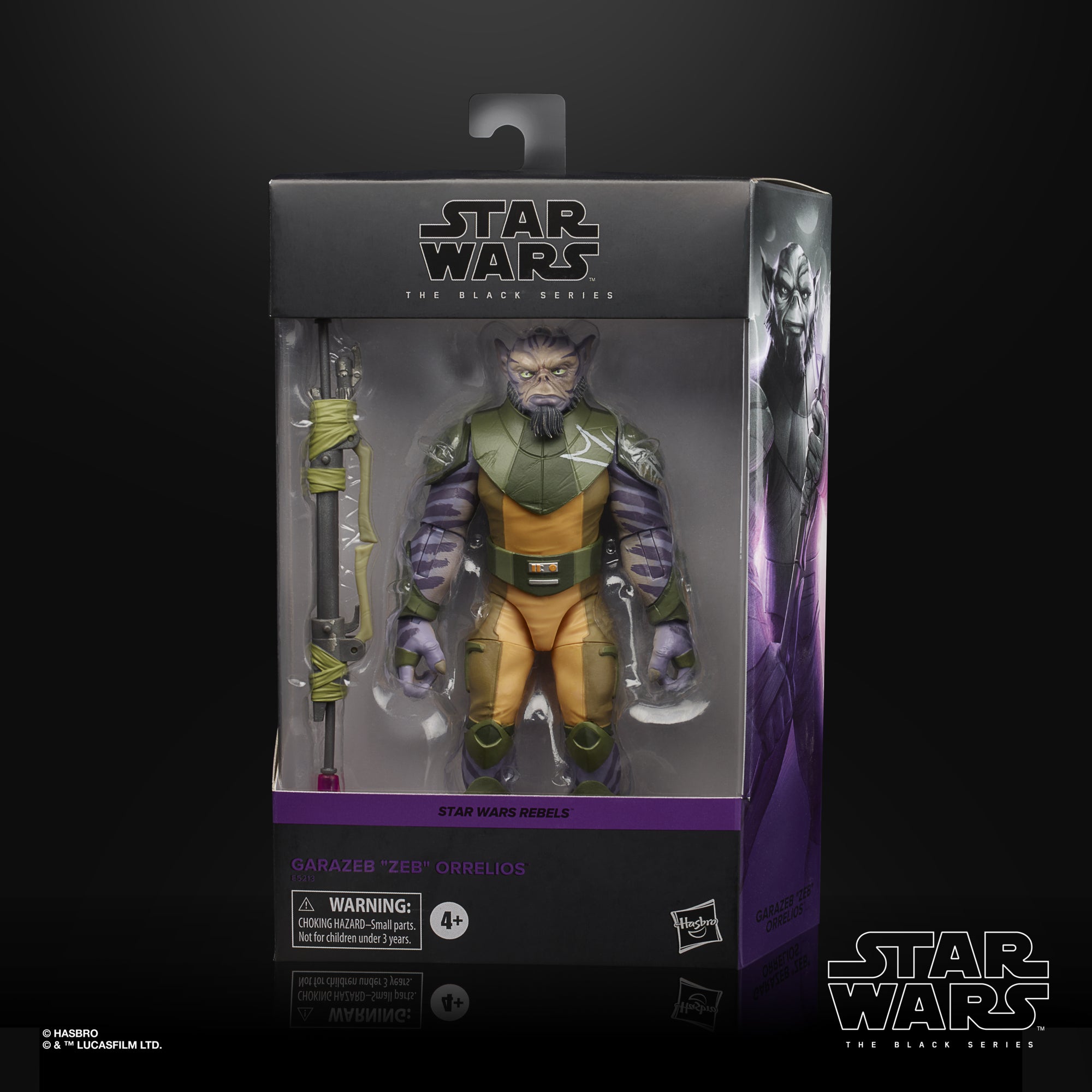 Star Wars: The Black Series - Garazeb ?Zeb? Orrelios (Rebels) Action Figure Action Figures - Toys - New - CaveGamers - Image 2