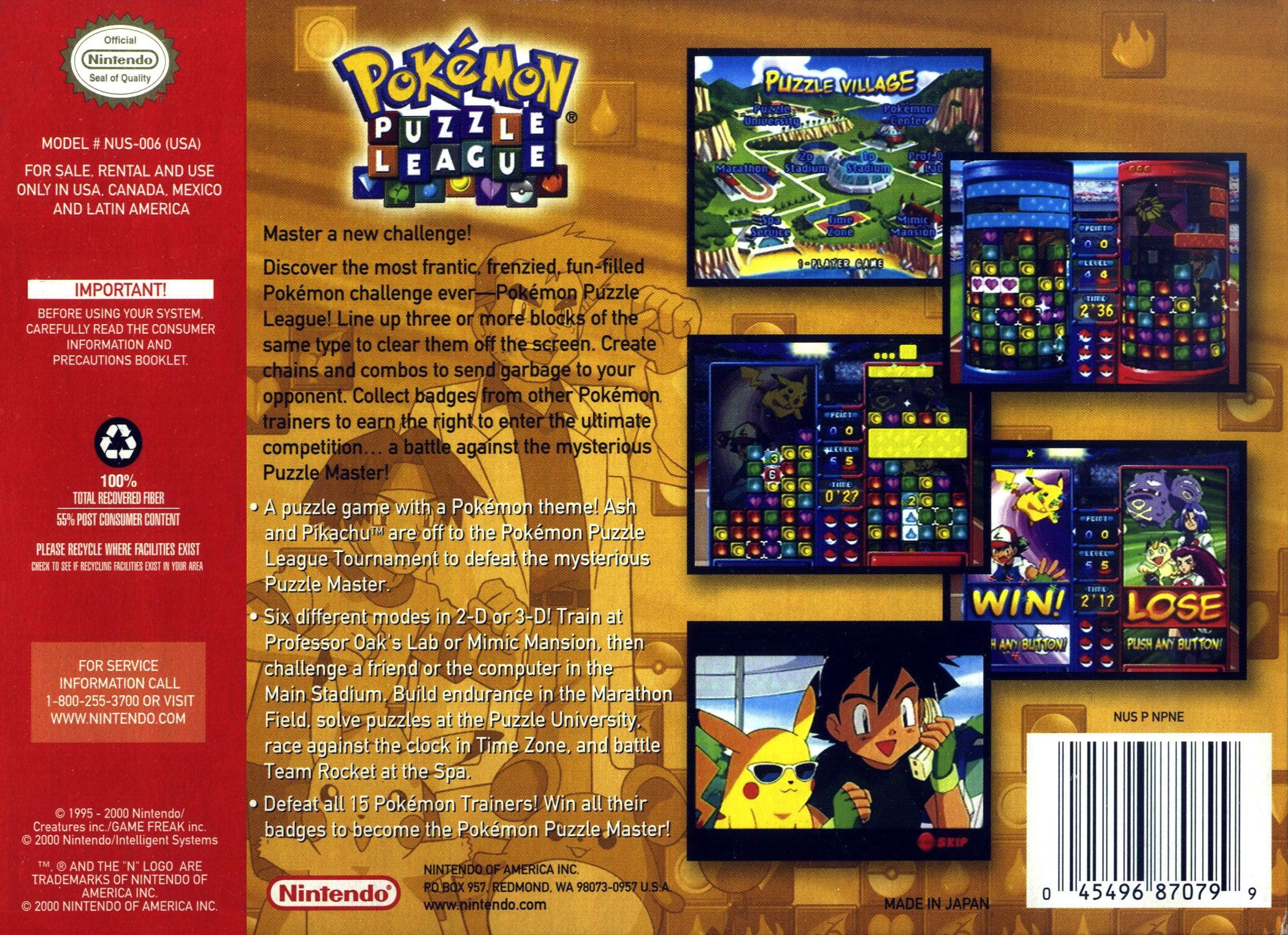 Pokemon Puzzle League