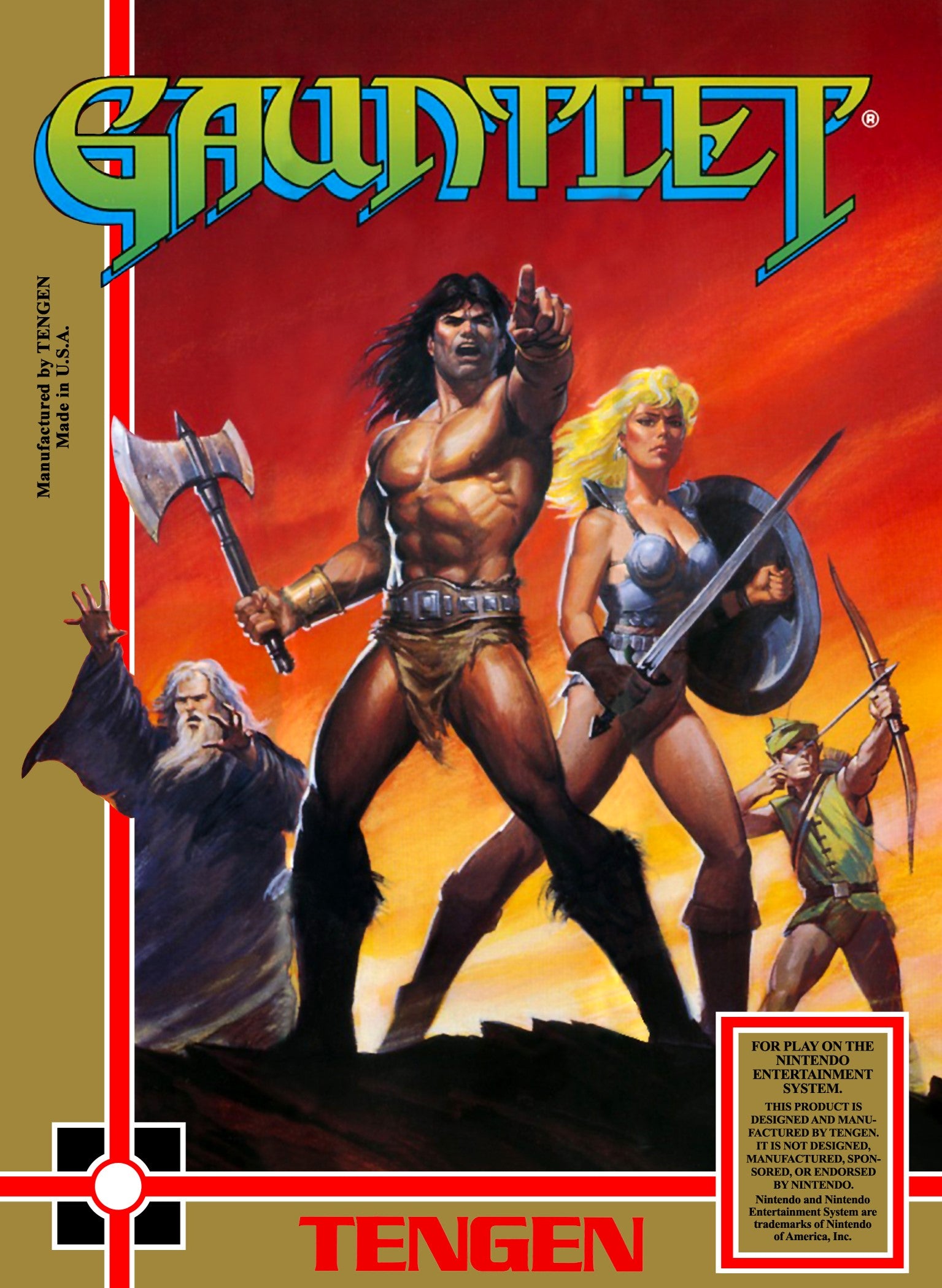 Gauntlet NES - Video Game - Used - CaveGamers