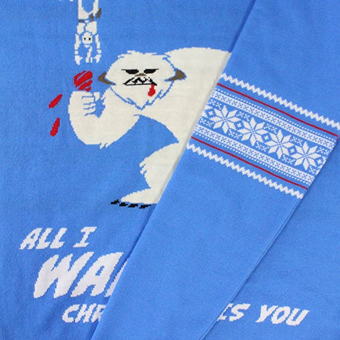 Star Wars Wampa Jumper / Ugly Christmas Sweater - Small - Apparel - New - CaveGamers - Image 4