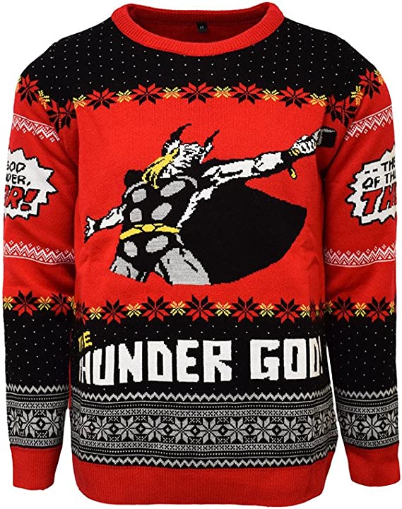 Thor Jumper / Ugly Christmas Sweater - 2XS - Apparel - New - CaveGamers