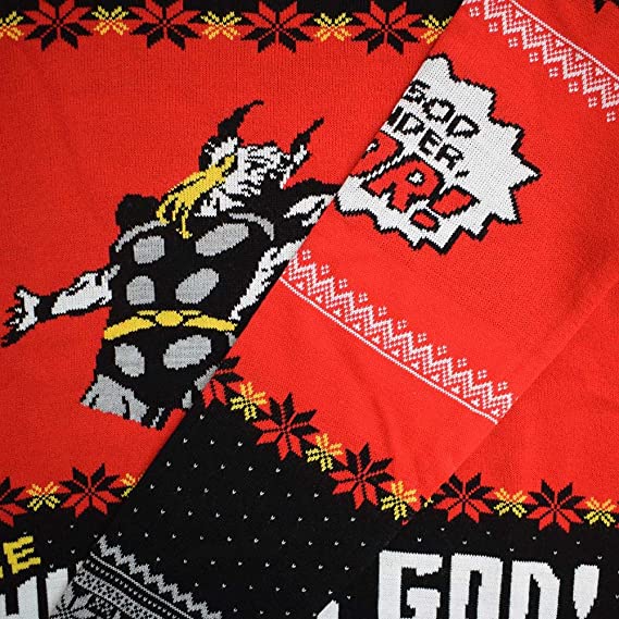 Thor Jumper / Ugly Christmas Sweater - 2XS - Apparel - New - CaveGamers - Image 4