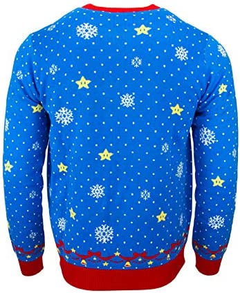 Nintendo Super Mario Jumper / Ugly Christmas Sweater - 2XS - Apparel - New - CaveGamers - Image 2