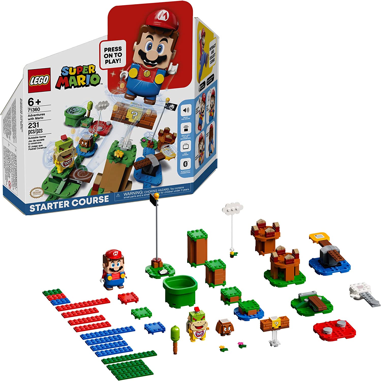 LEGO Super Mario Adventures with Mario Starter Course 71360 Building Sets - Toys - New - CaveGamers