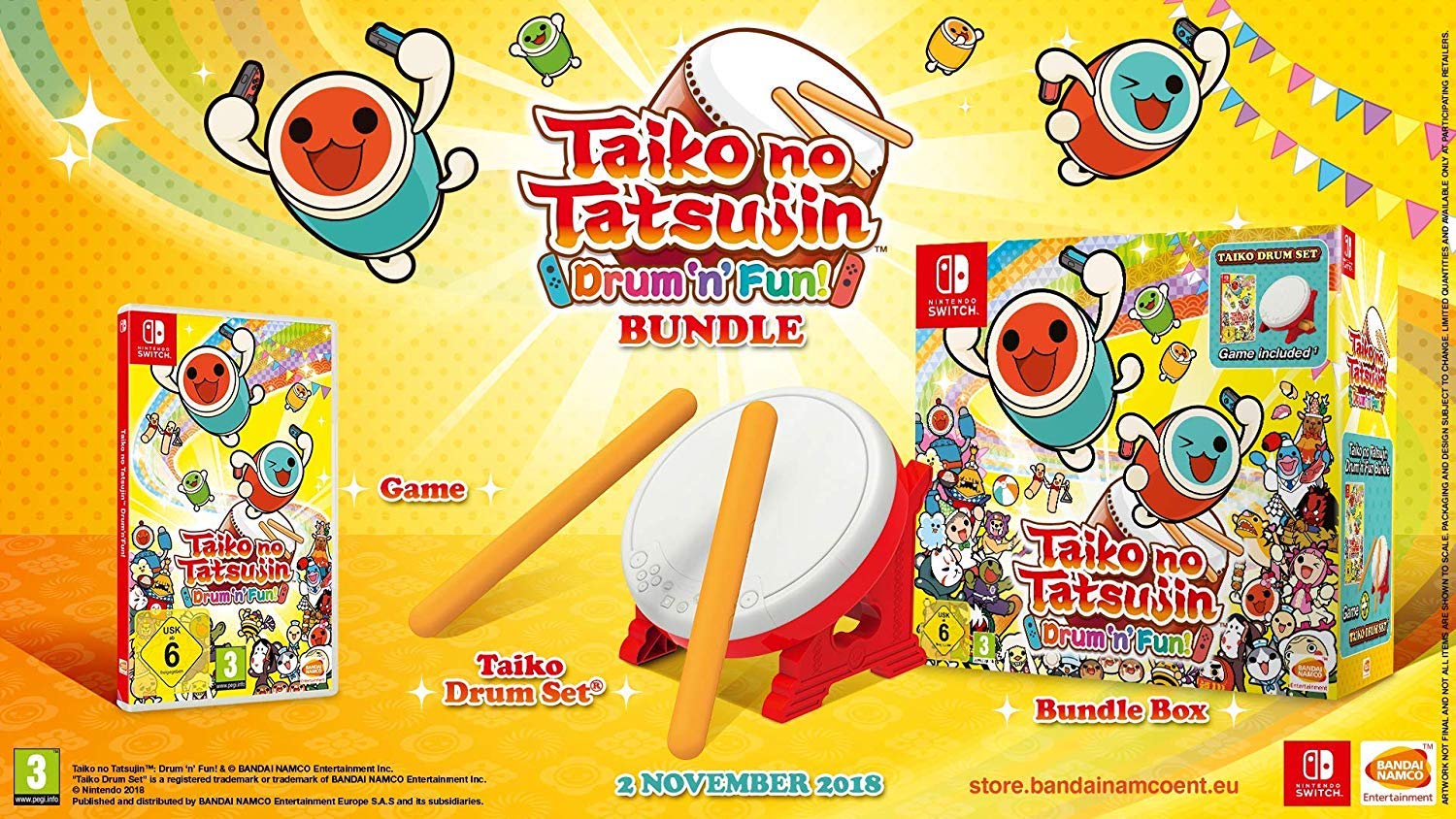 Taiko no Tatsujin Drum 'n' Fun! Bundle