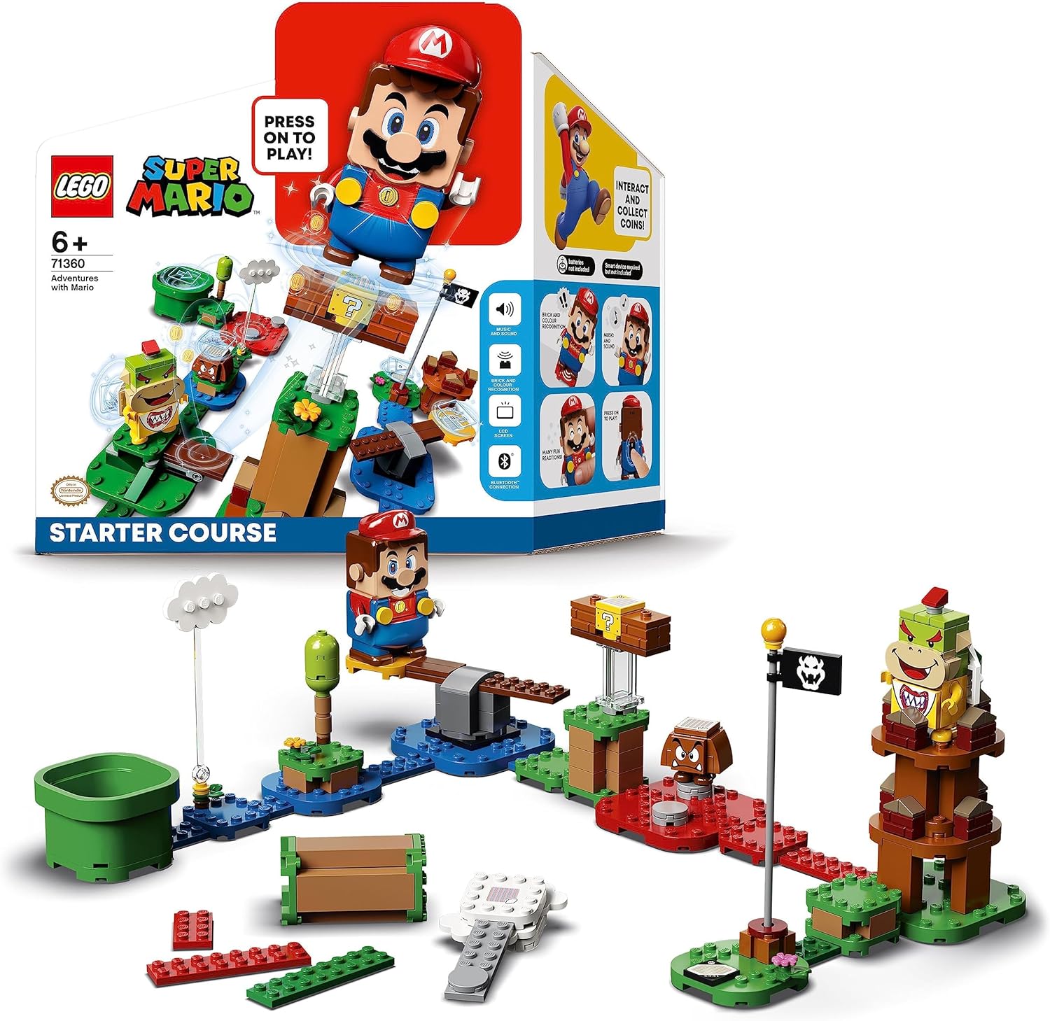 LEGO Super Mario Lego Starter Set 71360 [Europe] Building Sets - Toys - New - CaveGamers