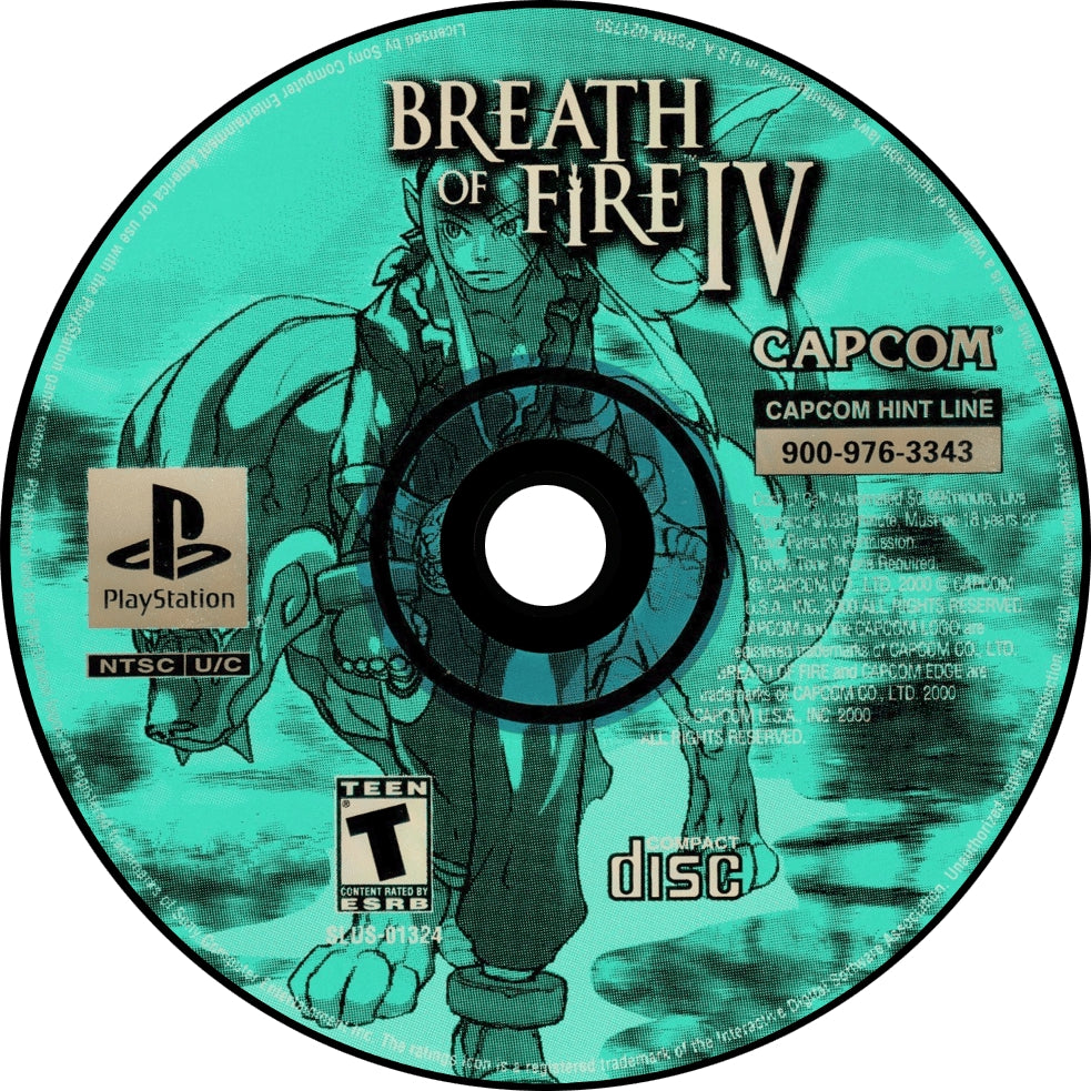 Breath of Fire IV Playstation - Video Game - Used - CaveGamers - Image 3