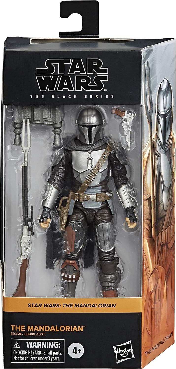 Star Wars: The Black Series - Mandalorian (Beskar Armor) Action Figure Action Figures - Toys - New - CaveGamers