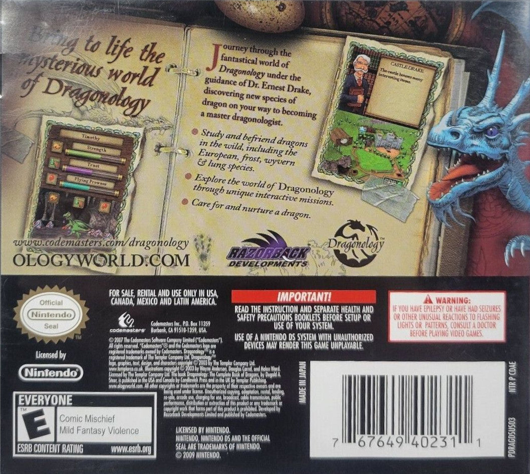 Dragonology DS - Video Game - Used - CaveGamers - Image 2