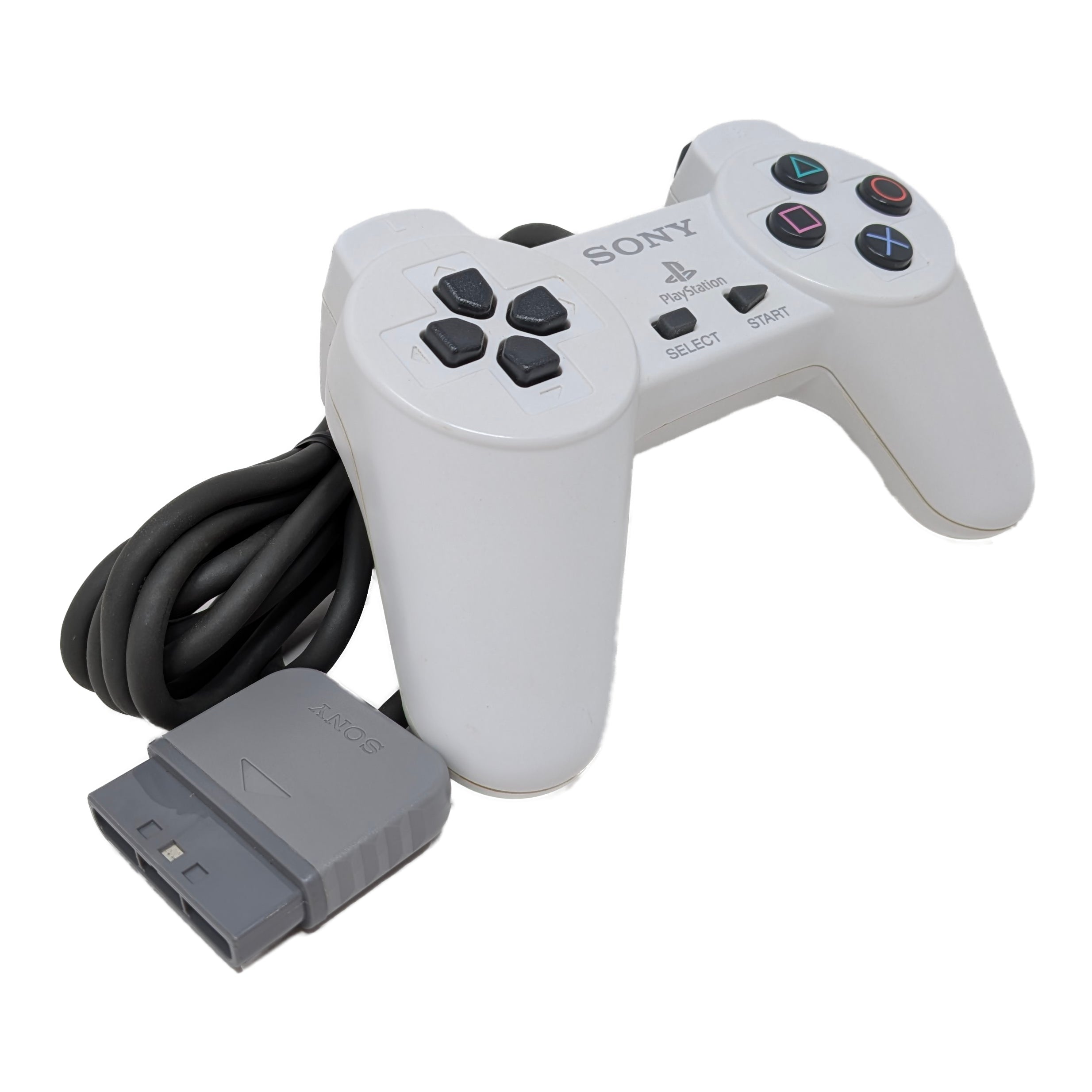 Playstation Controller (Non-Dualshock) - White - Video Game Accessory - Used - CaveGamers