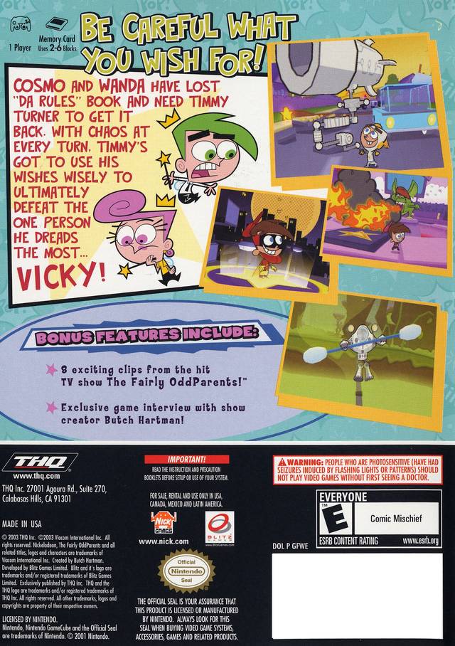 Fairly Odd Parents: Breakin' Da Rules