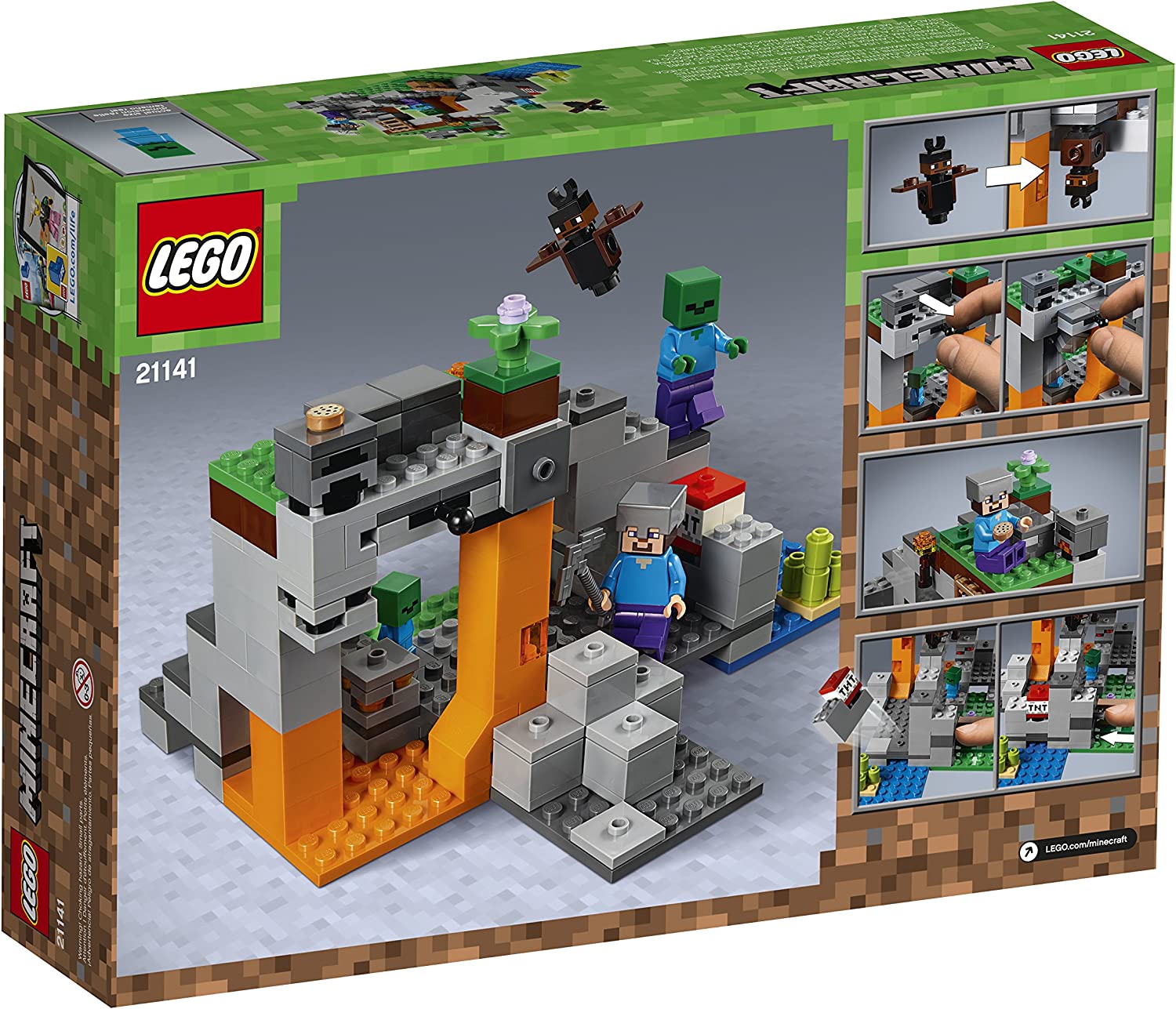 LEGO Minecraft The Zombie Cave 21141 Building Sets - Toys - New - CaveGamers - Image 4