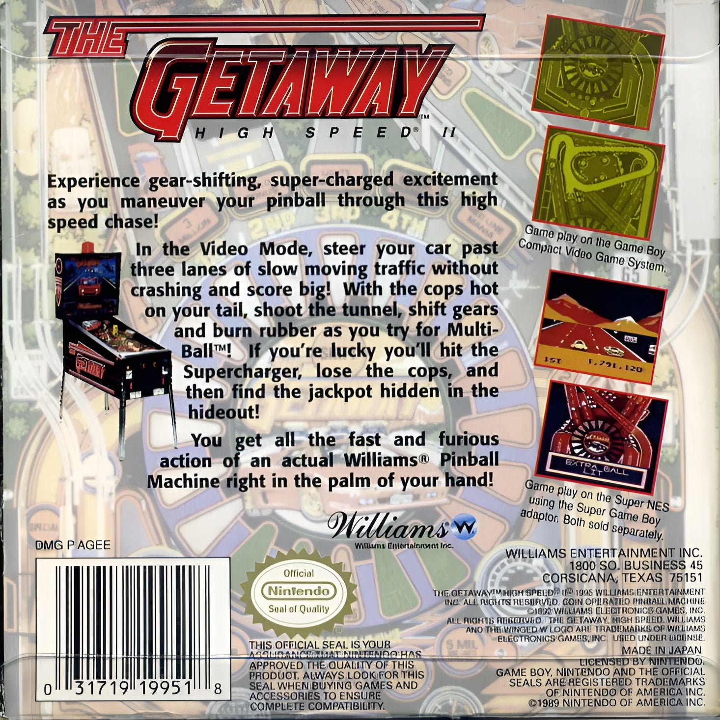 The Getaway: High Speed II Game Boy - Video Game - Used - CaveGamers - Image 2