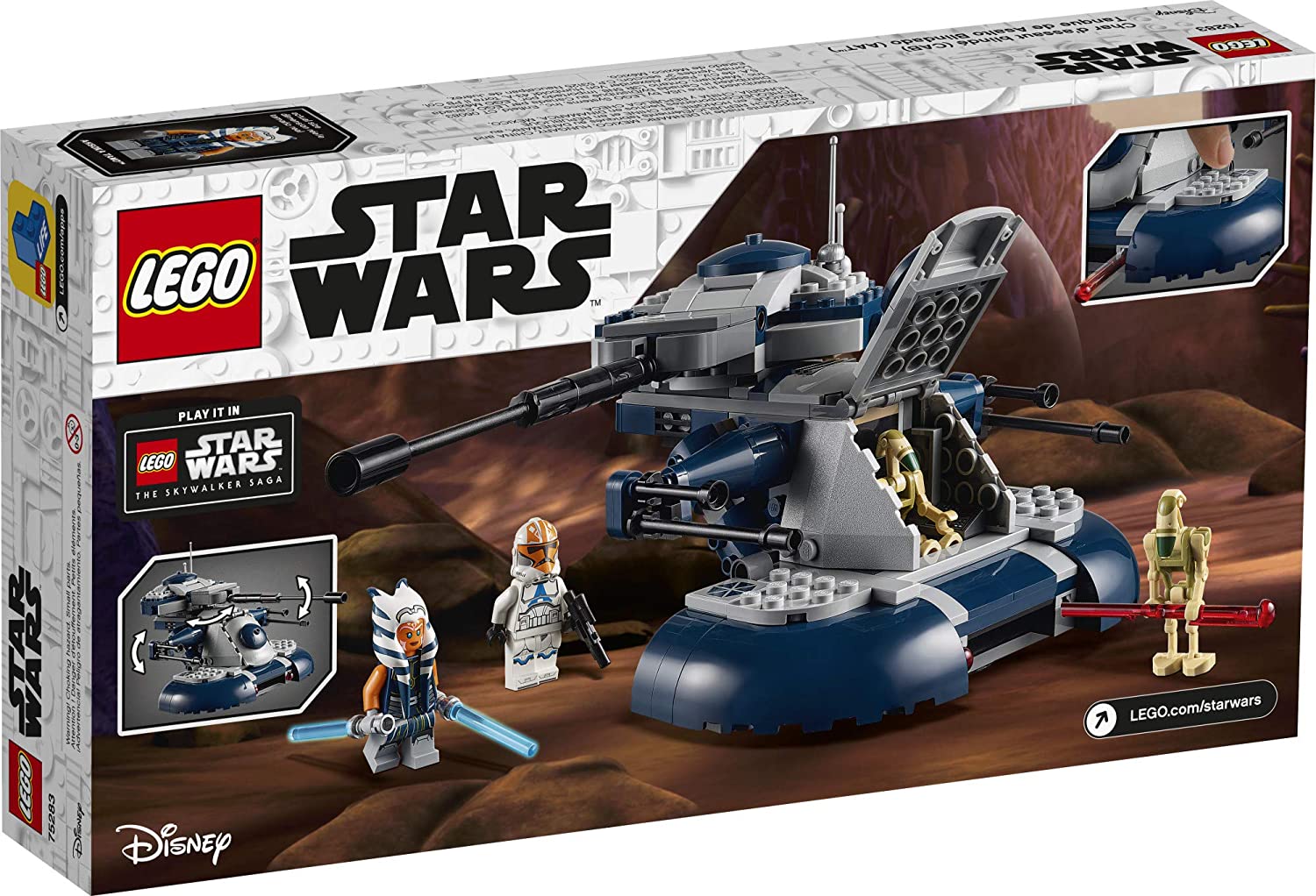 LEGO Star Wars The Clone Wars Armored Assault Tank (AAT) 75283 Building Sets - Toys - New - CaveGamers - Image 5