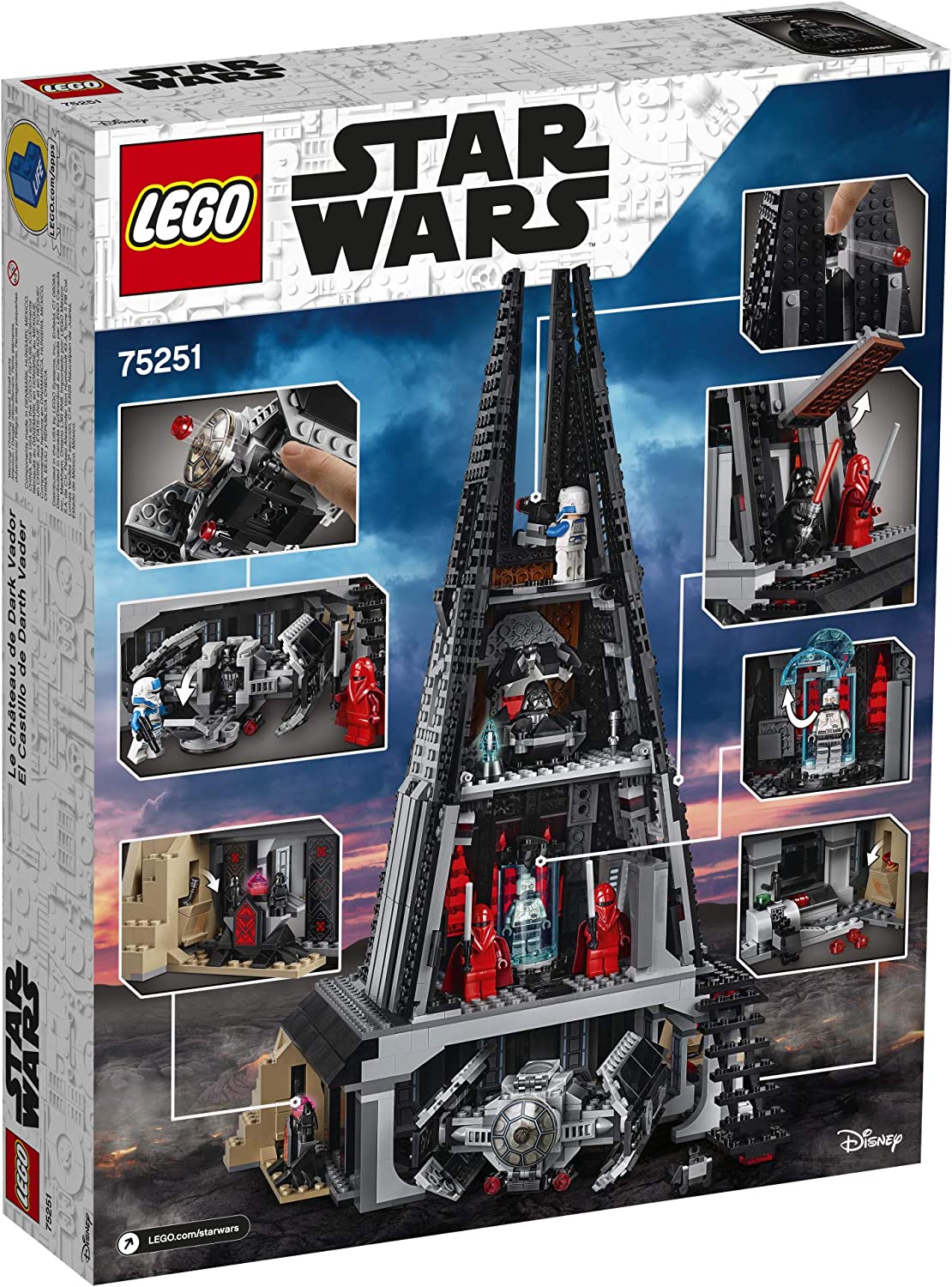 LEGO Star Wars Darth Vader's Castle 75251 Building Sets - Toys - New - CaveGamers - Image 4