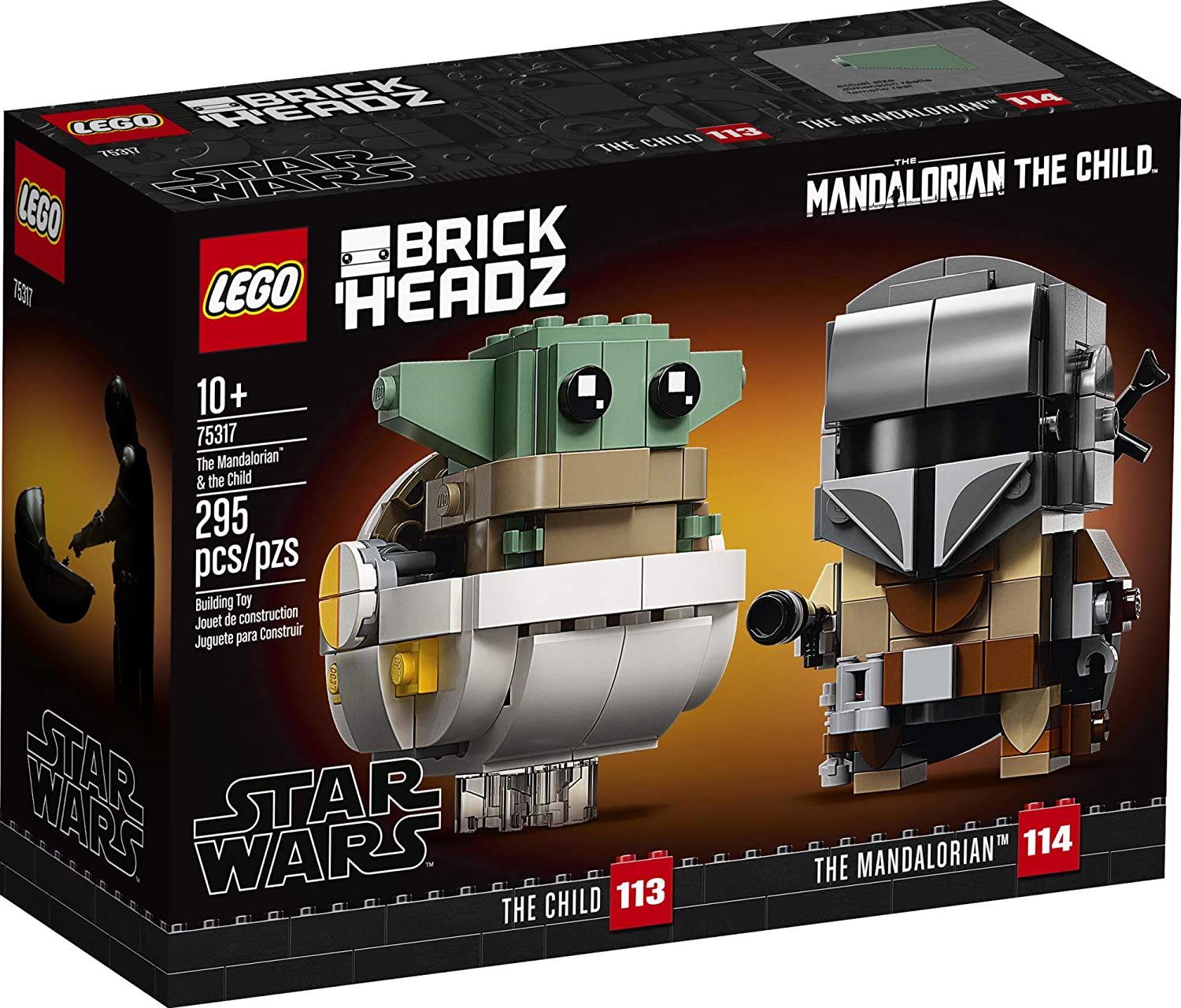 LEGO BrickHeadz Star Wars The Mandalorian & The Child 75317 Building Sets - Toys - New - CaveGamers - Image 3