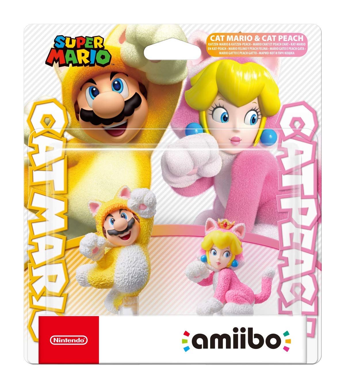Cat Mario & Cat Peach - Super Mario amiibo