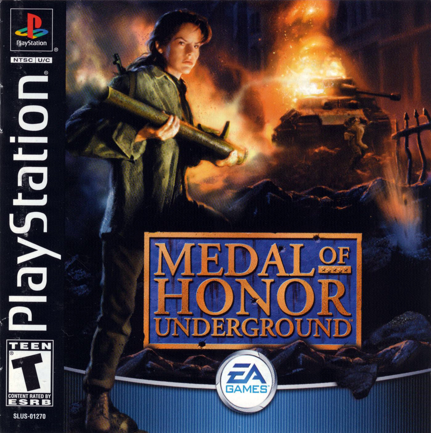 Medal of Honor Underground Playstation - Video Game - Used - CaveGamers