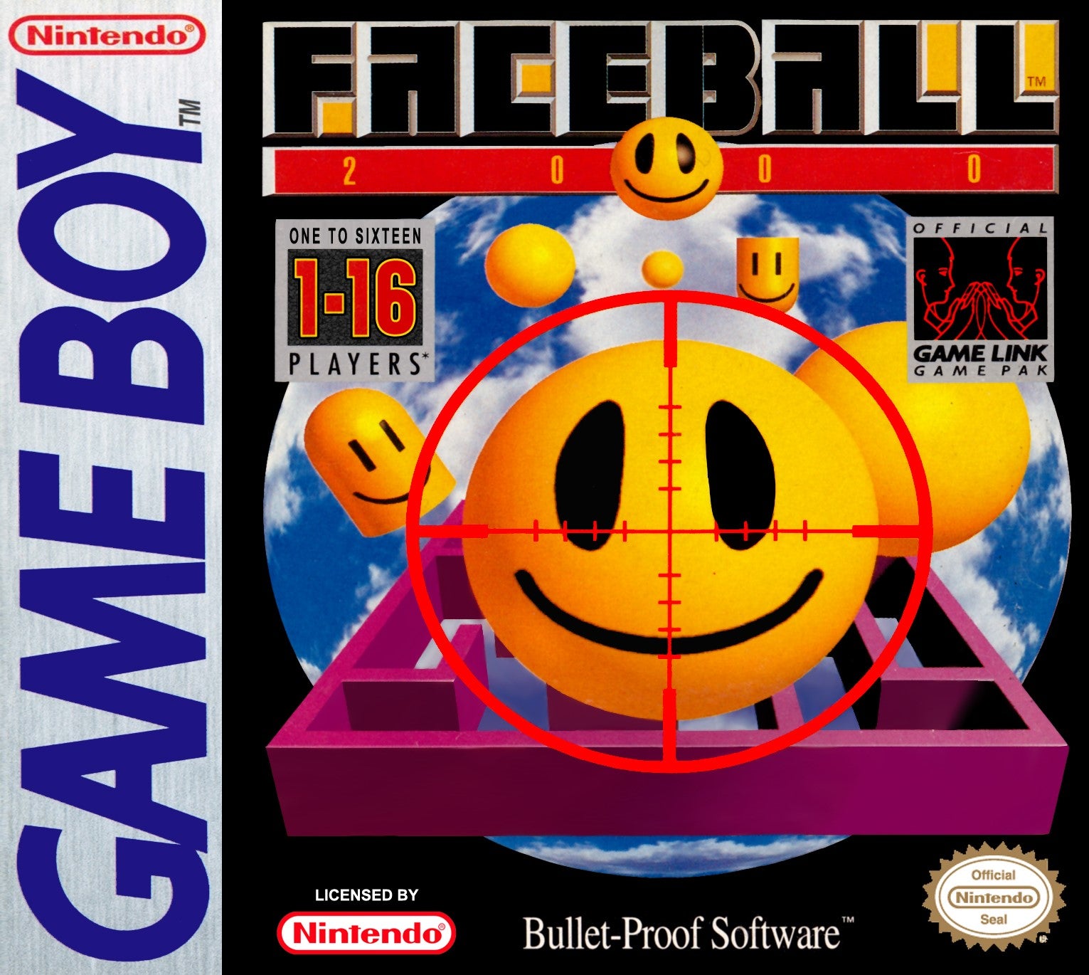 Faceball 2000 Game Boy - Video Game - Used - CaveGamers