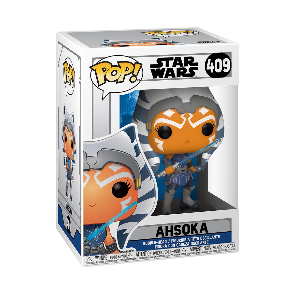 Funko Pop! Star Wars: The Clone Wars Ahsoka Tano Vinyl Figure - Toys - New - CaveGamers - Image 3