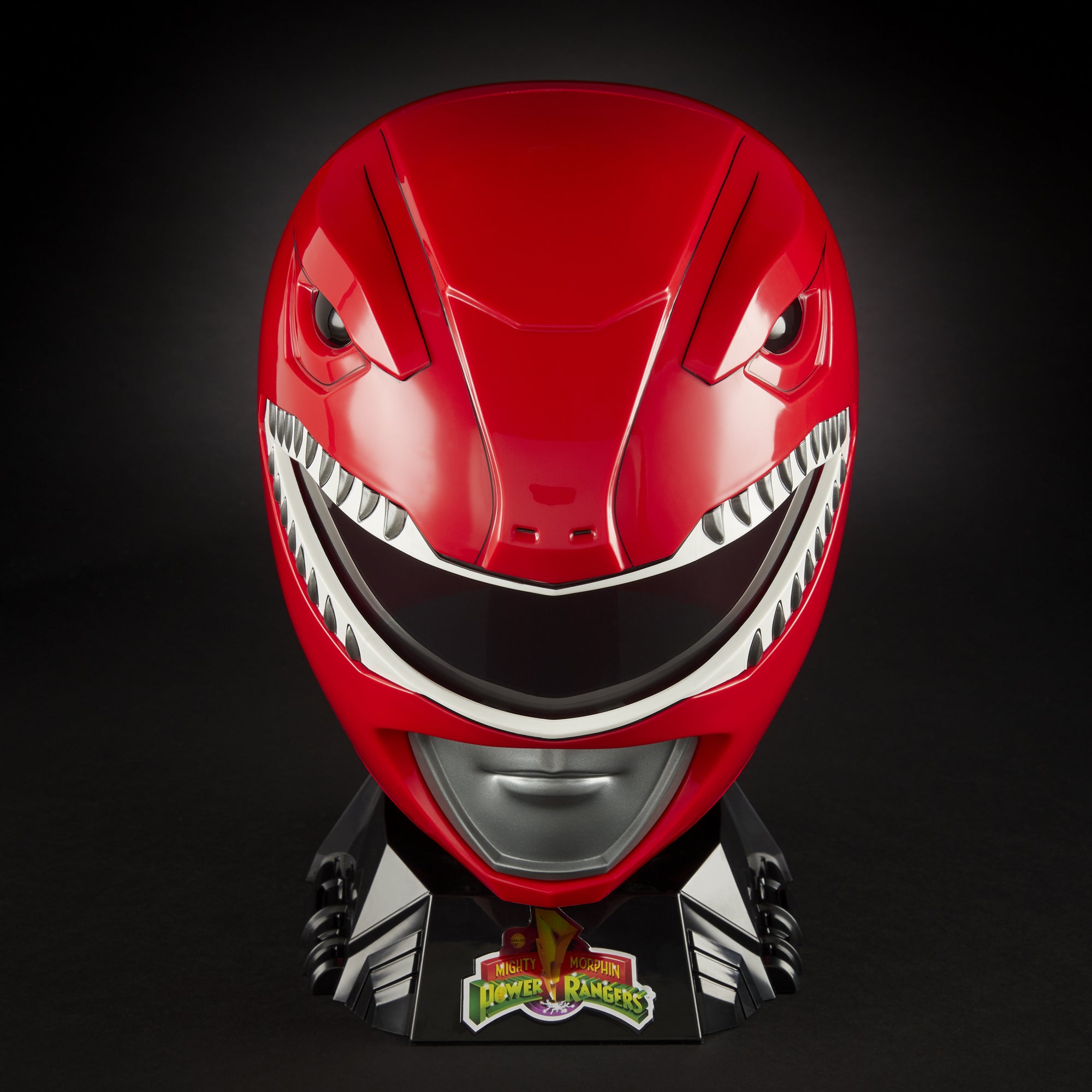 Power Rangers Lightning Collection Mighty Morphin Red Ranger Helmet Prop Replicas - Toys - New - CaveGamers - Image 2