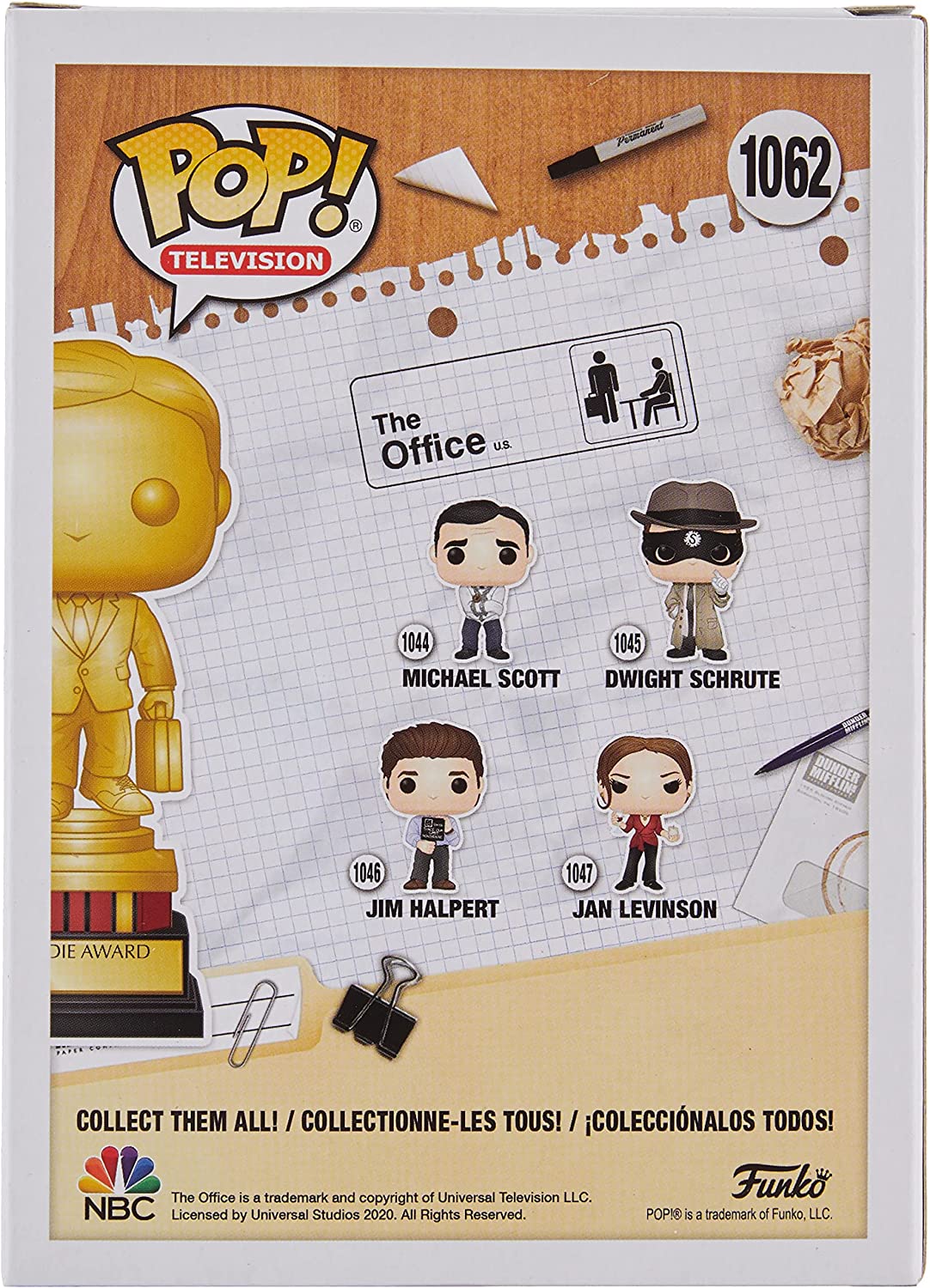 Funko Pop! The Office Dundie Award Vinyl Figure - Toys - New - CaveGamers - Image 2