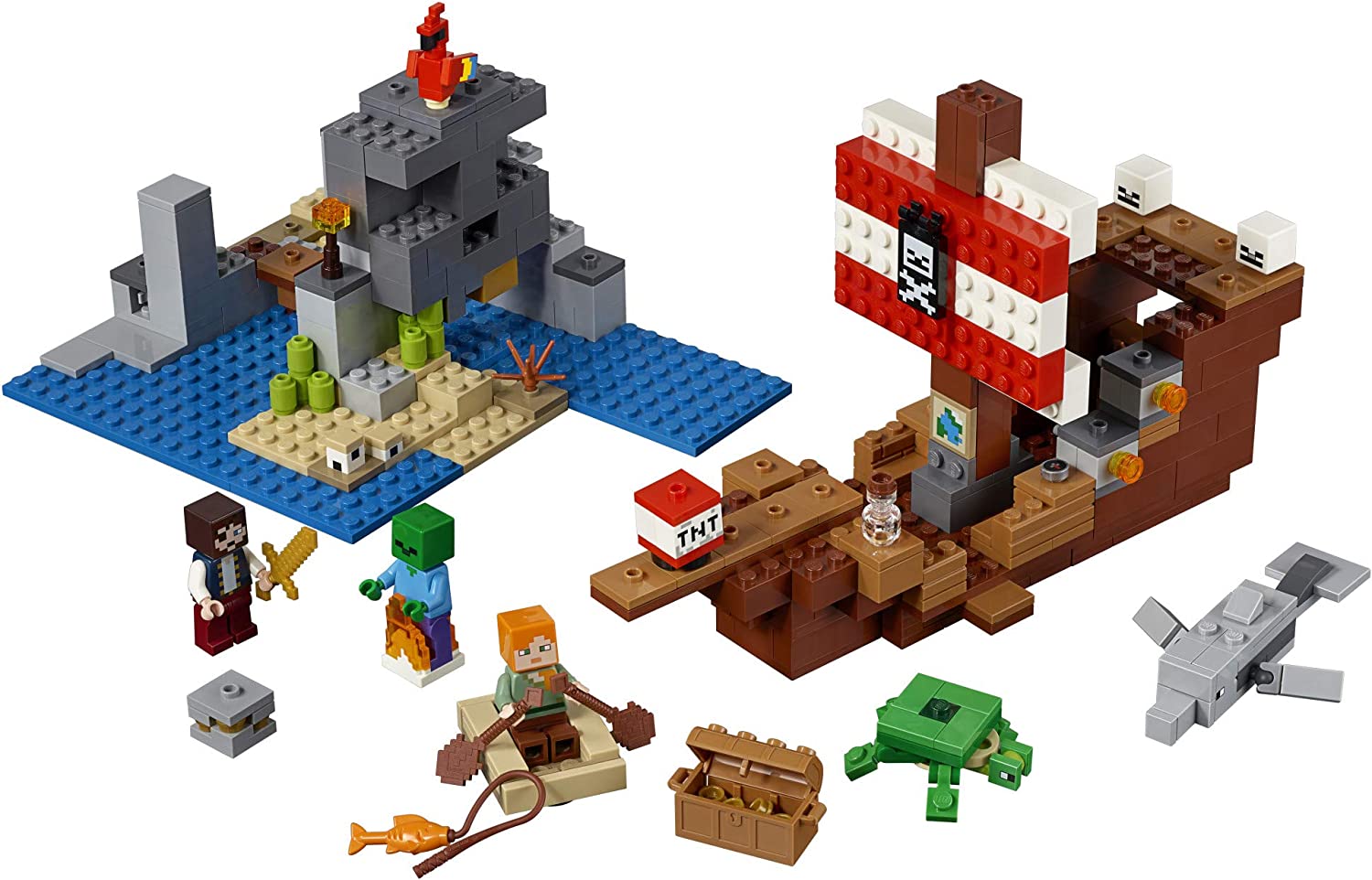 LEGO Minecraft The Pirate Ship Adventure 21152 Building Sets - Toys - New - CaveGamers - Image 2