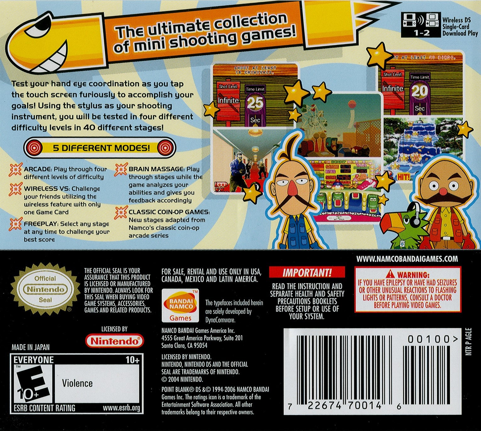 Point Blank DS - Video Game - Used - CaveGamers - Image 2