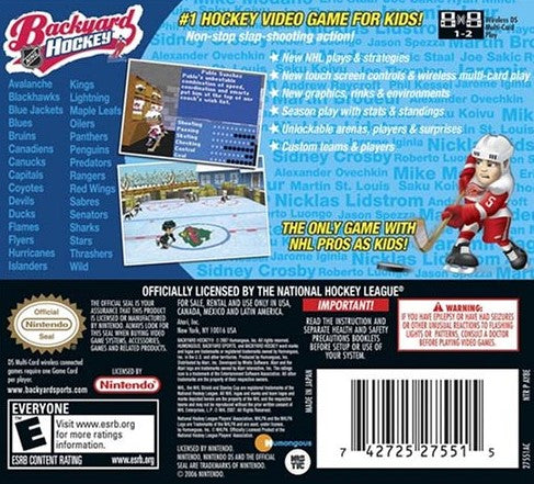 Backyard Hockey DS - Video Game - Used - CaveGamers - Image 2