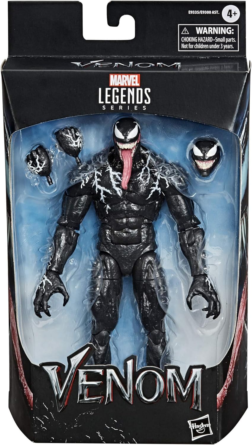 Hasbro Marvel Legends Series Venom 6-inch Collectible Action Figure Venom Toy, Premium Design and 3 Accessories