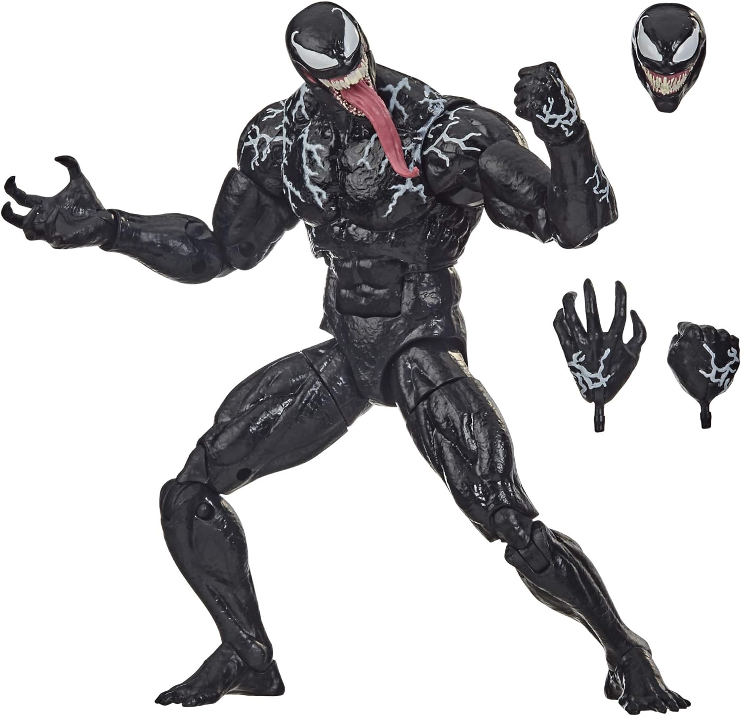 Hasbro Marvel Legends Series Venom 6-inch Collectible Action Figure Venom Toy, Premium Design and 3 Accessories