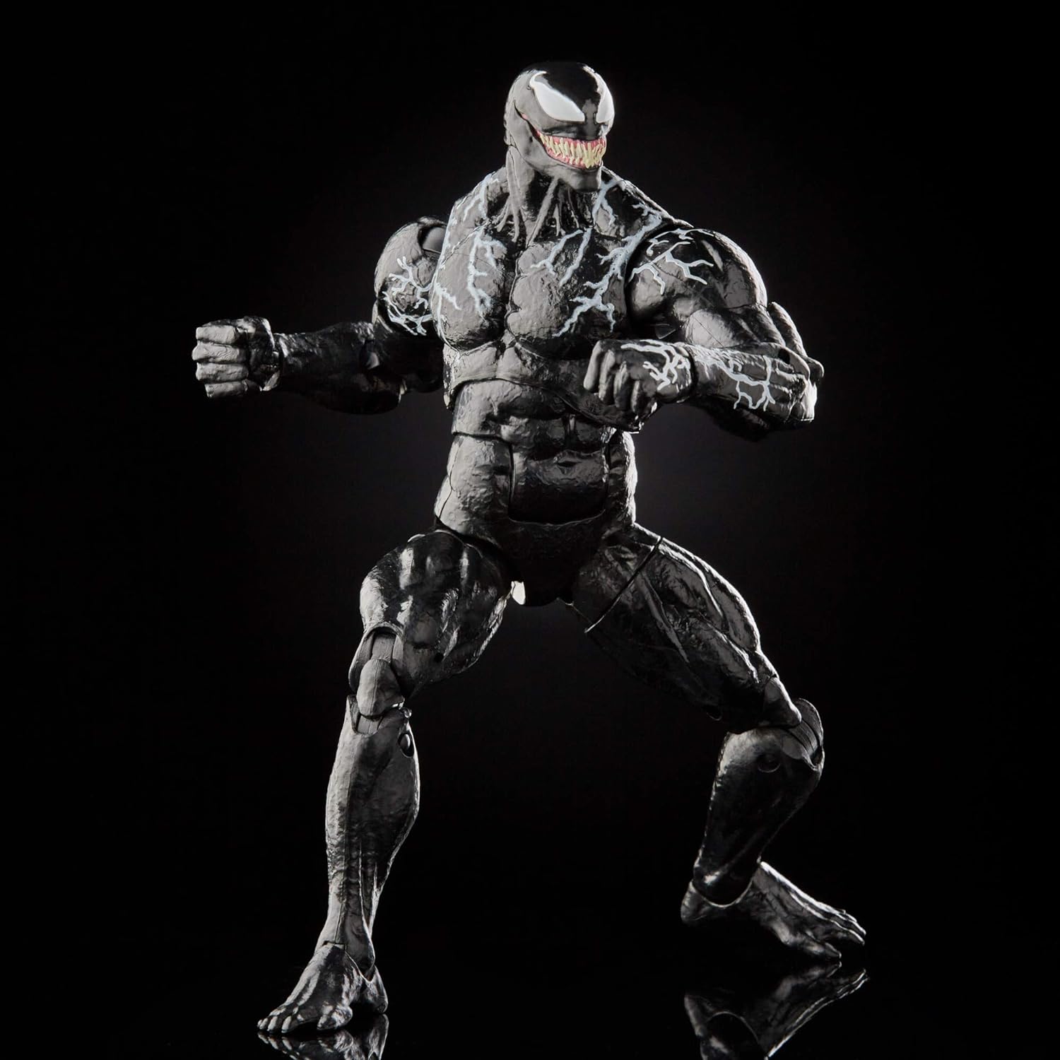 Hasbro Marvel Legends Series Venom 6-inch Collectible Action Figure Venom Toy, Premium Design and 3 Accessories