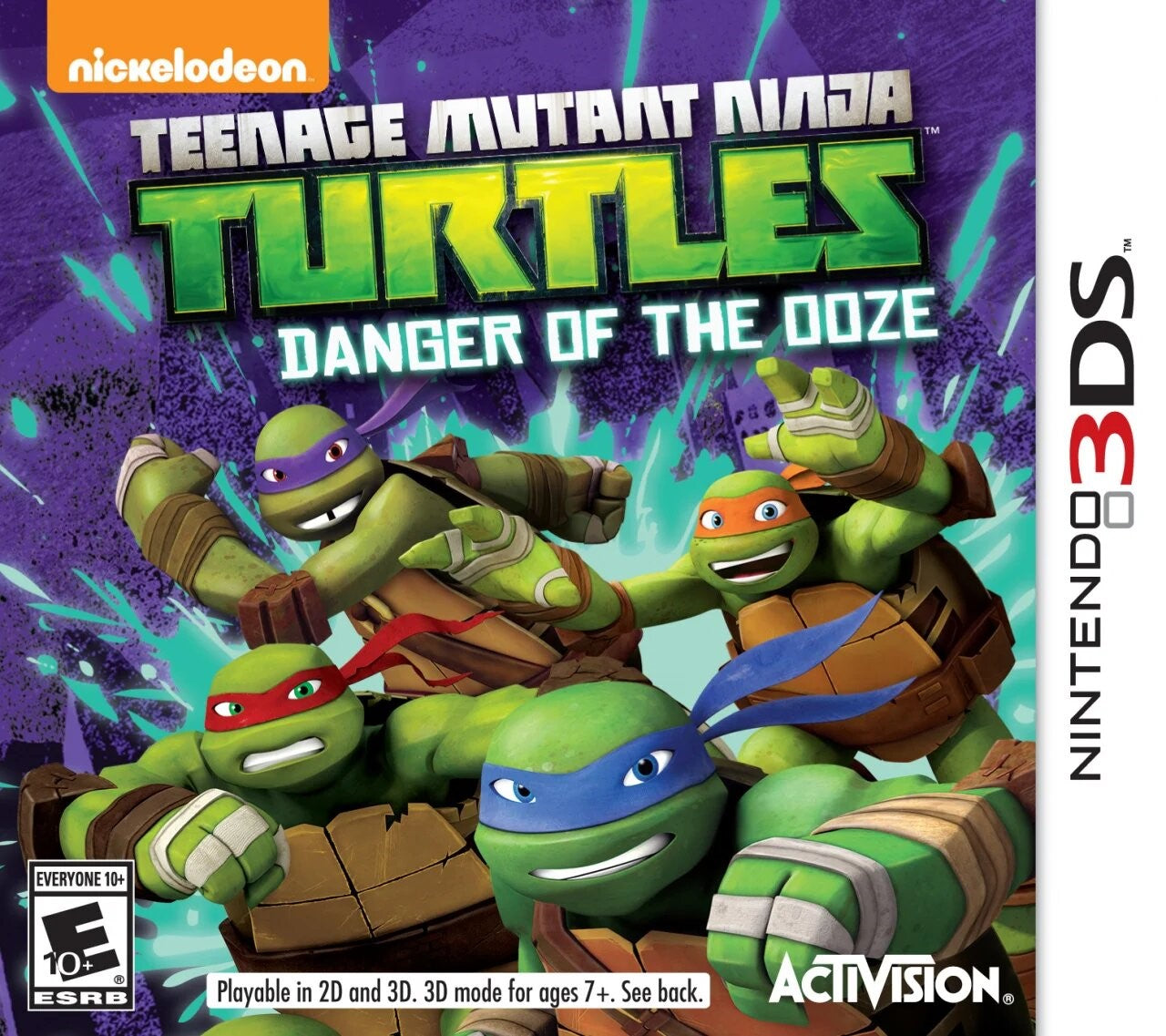 Teenage Mutant Ninja Turtles: Danger of the OOZE 3DS - Video Game - Used - CaveGamers
