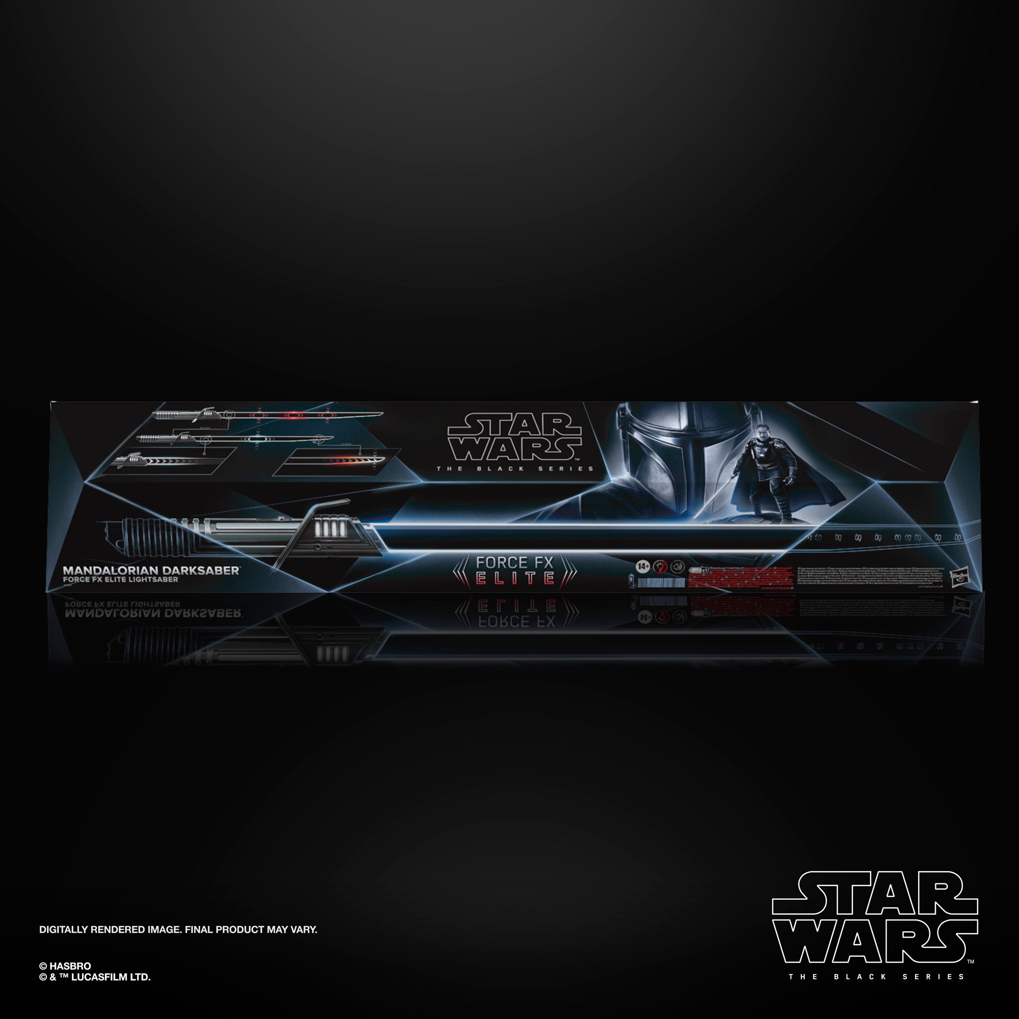 Star Wars: The Black Series - Mandalorian Darksaber Force FX Elite Lightsaber FX Lightsabers - Toys - New - CaveGamers - Image 4