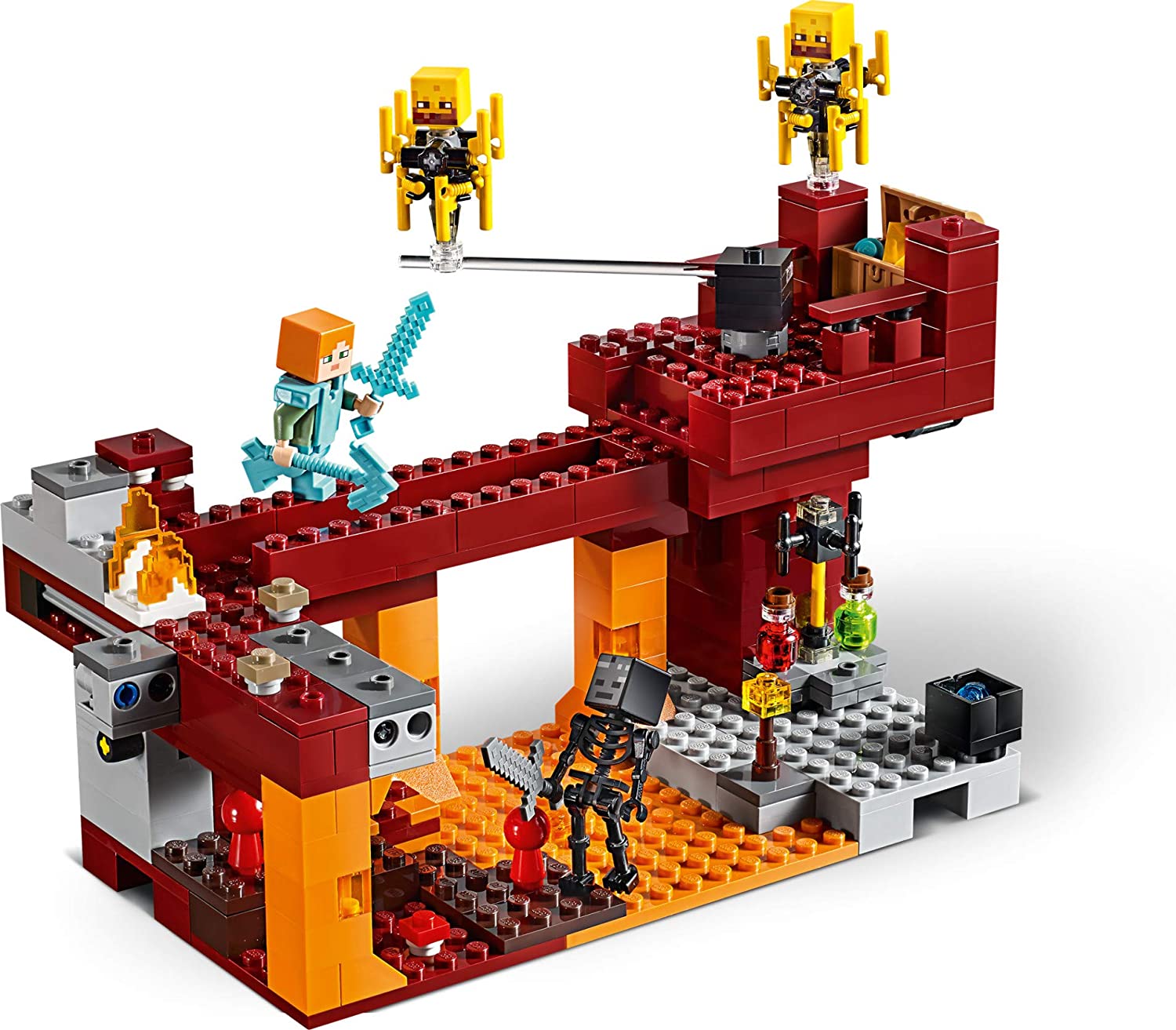 LEGO Minecraft The Blaze Bridge 21154 Building Sets - Toys - New - CaveGamers - Image 6