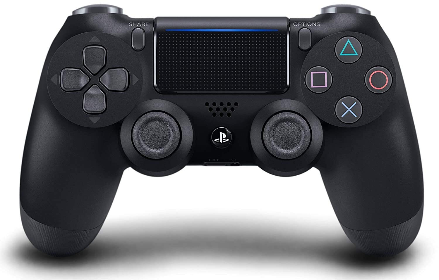 PlayStation 4 Dualshock 4 Wireless Controller - Black PS4 - Video Game Accessory - Used - CaveGamers
