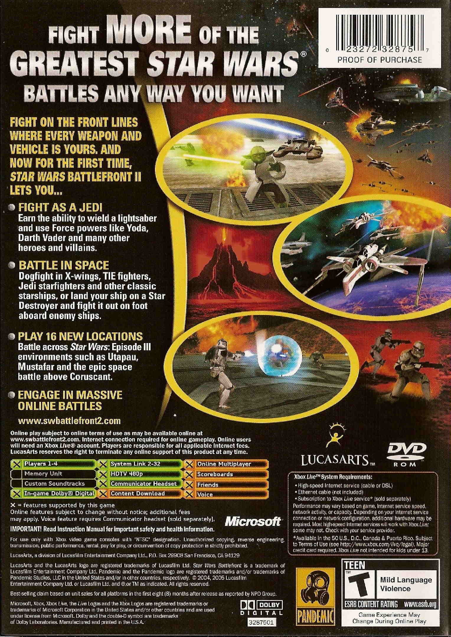 Star Wars Battlefront II Xbox - Video Game - Used - CaveGamers - Image 2
