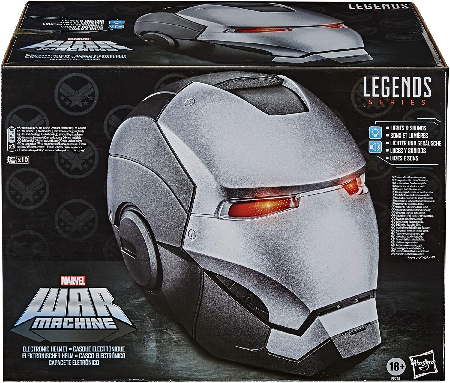 Marvel: Legends Series - War Machine Electronic Helmet Prop Replicas - Toys - New - CaveGamers - Image 2