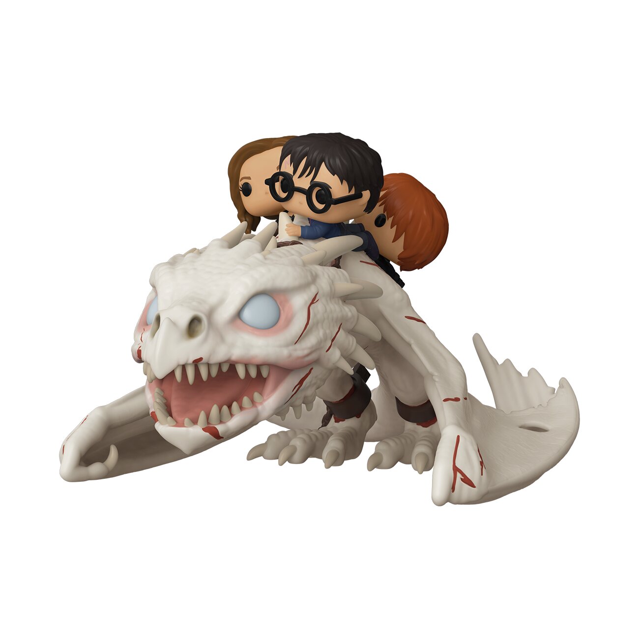 Funko Pop! Harry Potter Harry, Hermione, & Ron Riding Gringotts Dragon Vinyl Figure - Toys - New - CaveGamers