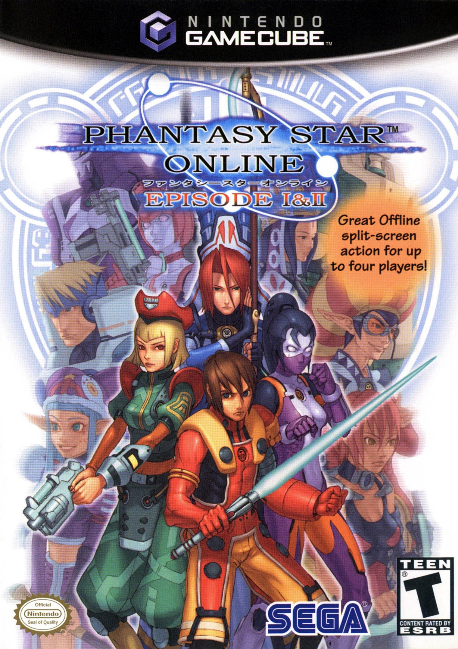 Phantasy Star Online Episode I & II GameCube - Video Game - Used - CaveGamers