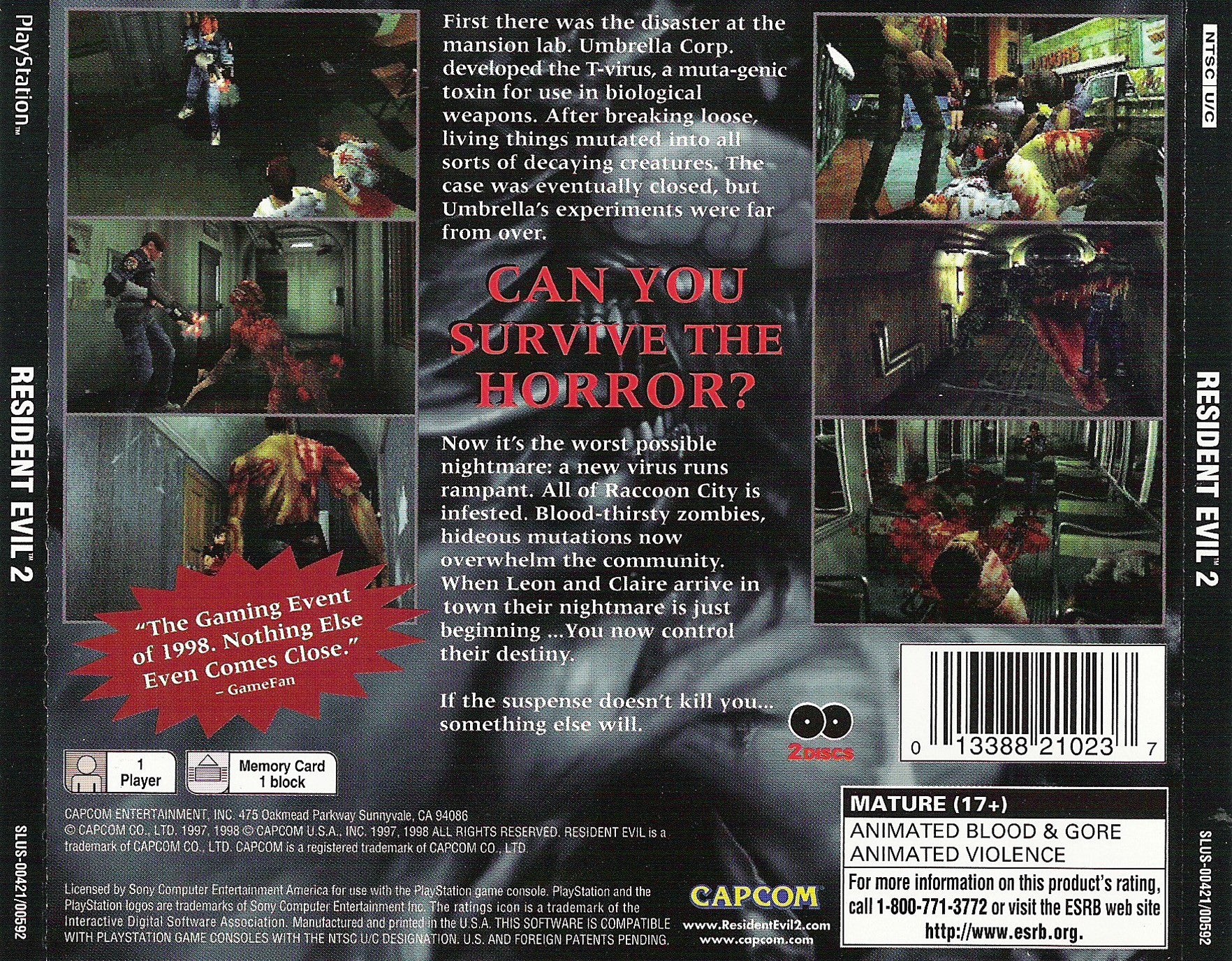 Resident Evil 2 [2 Discs]