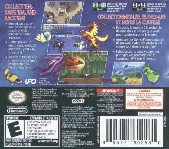Monster Racers DS - Video Game - Used - CaveGamers - Image 2
